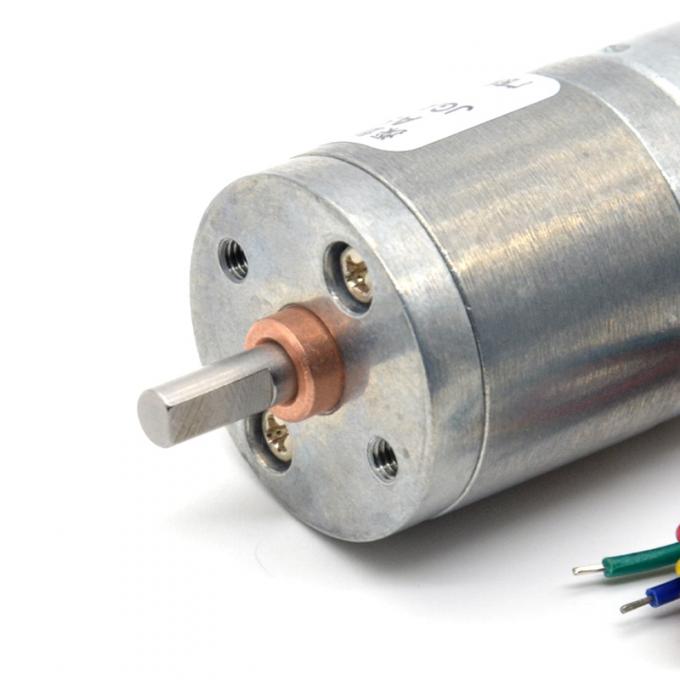 6v 12v 25mm مُفرش DC Gear Motor Encoder JGA25-370B عزم دوران عالي 25mm مُفرش DC Gear Motor 20