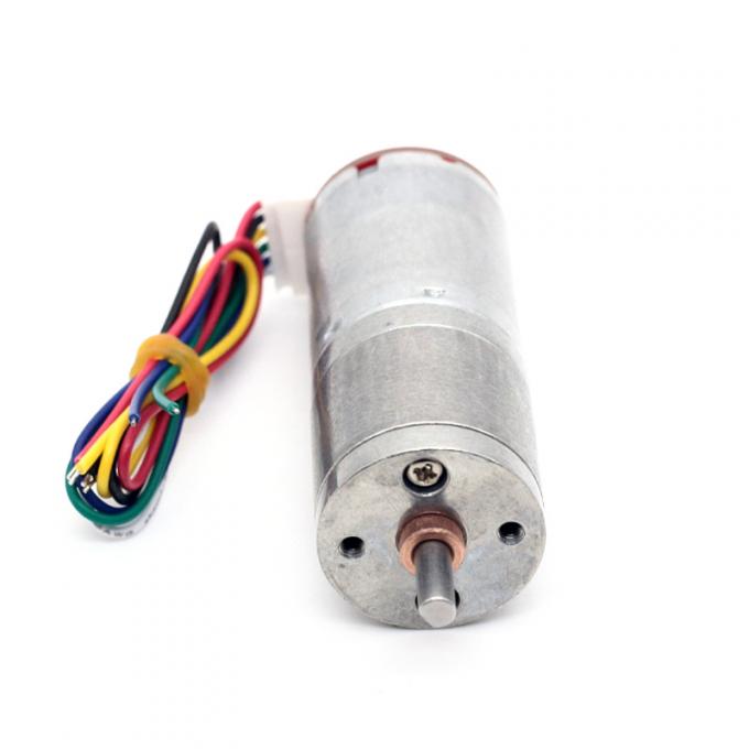 6v 12v 25mm مُفرش DC Gear Motor Encoder JGA25-370B عزم دوران عالي 25mm مُفرش DC Gear Motor 19