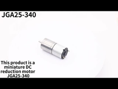 ASLONG JGA25-340 12V 17-1965RPM 25mm Micro DC تخفيض المحرك طاقة صغيرة مزود عزم دوران عالي Dc Mo