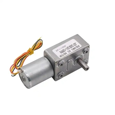 محرك بدون فرشاة مدمج JGY-2430 12V DC Worm Gear Motor DC Worm Gear Motor سرعة منخفضة عزم دوران عالي