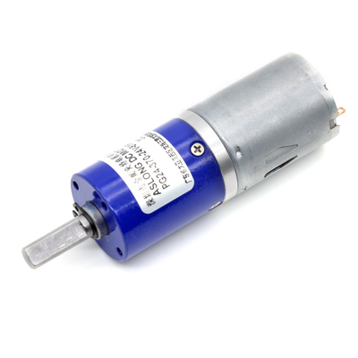 محرك تخفيض العزم العكسي الكوكبي للمعدات المعدنية PG24-370 24mm 24V Dc محرك المعدات الكوكبية