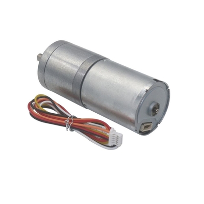 محرك صغير منخفض الضوضاء 12V24V JGA25-2430 DC محرك تباطؤ بدون فرشاة 12V تباطؤ محرك صغير