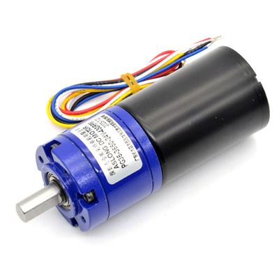 24 فولت 8/1600RPM محرك التروس الكوكبي DC بدون فرشاة 36mm PG36-3650 مغناطيس دائم 12V/24V محرك التروس المتردد