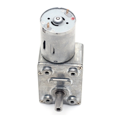ASLONG JGY-370 37mm 6/12/24V مصغرة DC دودة محرك مخفض مع محرك ذاتي القفل منخفض السرعة