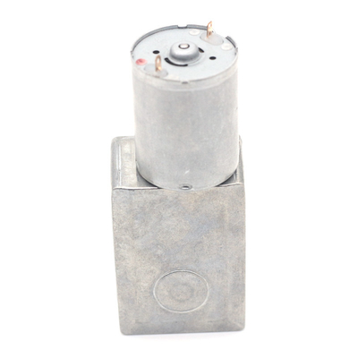 ASLONG JGY-370 37mm 6/12/24V مصغرة DC دودة محرك مخفض مع محرك ذاتي القفل منخفض السرعة