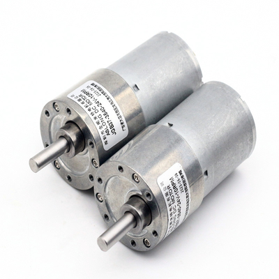 محرك التروس الميكرو موتور JGB37-3540 37mm 24V 9-1280RPM 37mm عزم دوران عالية Rpm 24v منخفض