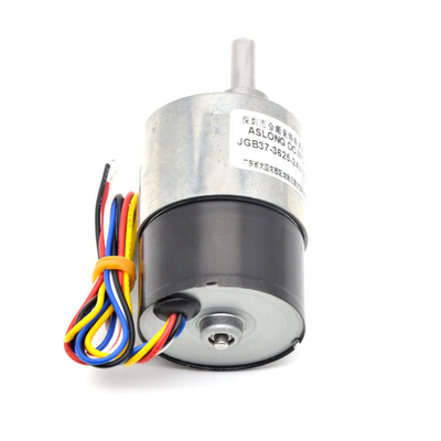 ASLONG DC Motor بدون فرش JGB37-3625 24V 7-960RPM 37mm 3530 DC Gear Motor عزم دوران عالي سرعة منخفضة محرك DC بدون فرش