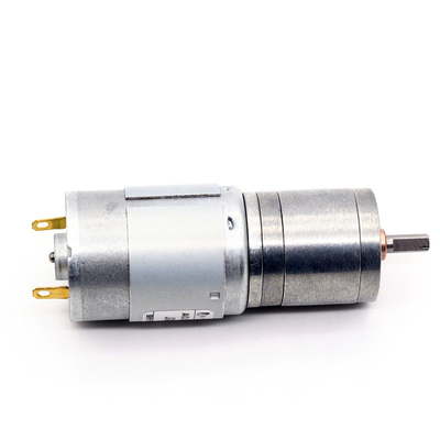 محرك Dc منخفض السرعة 24v محرك Dc معدل التروس JGA25-385 24v محرك Dc منخفض الدوران في الدقيقة DC مع علبة التروس المعدنية 25mm