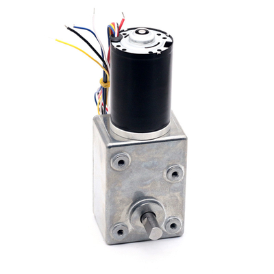 محرك Dc ذو عزم دوران عالي بدون فرشاة 24v محرك Dc بدون فرشاة A5882-4260 محرك Worm Gear