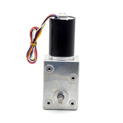 محرك Dc ذو عزم دوران عالي بدون فرشاة 24v محرك Dc بدون فرشاة A5882-4260 محرك Worm Gear