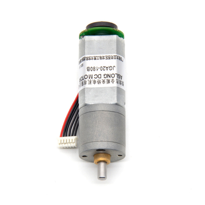 محرك تشفير صغير Dc Gear JGA20-180B 12V 258RPM 1:31 Micro Motors Encoder Dc Motor Brush