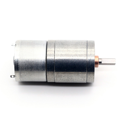 25mm سبور علبة التروس المفرشحة DC المحركات JGA25-310 6V 33RPM 1:226 عالية عزم الدوران Dc محرك ميني 25mm علبة التروس 25mm ميكرو محرك
