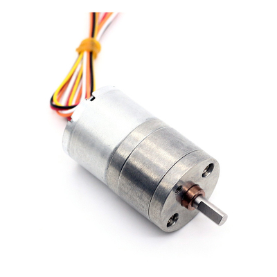 محرك تخفيض بدون فرش JGA25-2418 12V 42RPM 1:103 محرك تخفيض عجلة عالية
