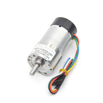 محرك العجلات المتحركة DC مع مكشف عزم كبير JGB37-3530GB 24V 111RPM 1:90 24v محرك العجلات المنسحة مع مكشف