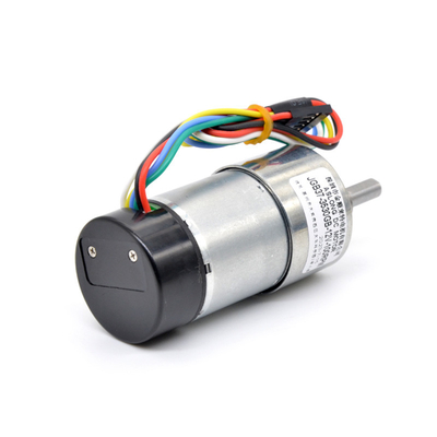 محرك العجلات المتحركة DC مع مكشف عزم كبير JGB37-3530GB 24V 111RPM 1:90 24v محرك العجلات المنسحة مع مكشف