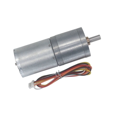 محرك صغير منخفض الضوضاء 12V24V JGA25-2430 DC محرك تباطؤ بدون فرشاة 12V تباطؤ محرك صغير