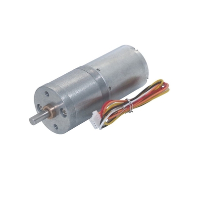 محرك صغير منخفض الضوضاء 12V24V JGA25-2430 DC محرك تباطؤ بدون فرشاة 12V تباطؤ محرك صغير