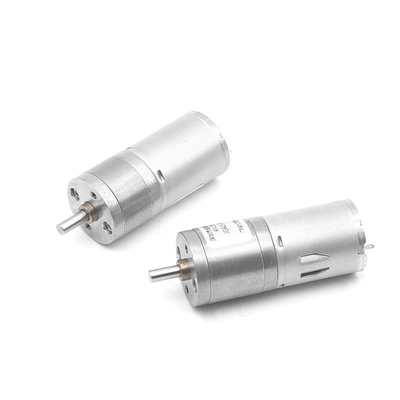 6V 12V 24V 6000rpm 370 DC تخفيض تروس المحرك مع Dia25mm علبة التروس المخفض