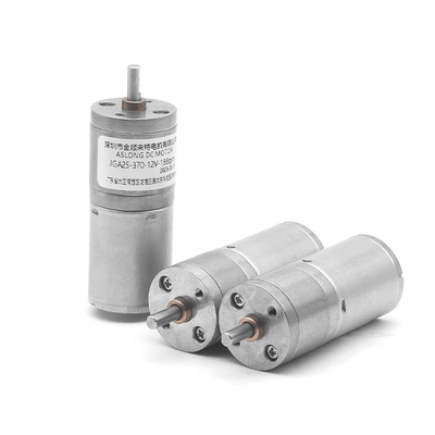 6V 12V 24V 6000rpm 370 DC تخفيض تروس المحرك مع Dia25mm علبة التروس المخفض