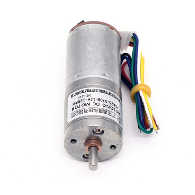 JGA25-370B عزم دوران كبير محركات التروس المترددة الصغيرة 1360rpm مع مكشف عداد التيار
