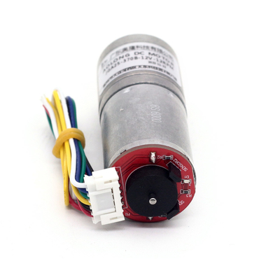 JGA25-370B عزم دوران كبير محركات التروس المترددة الصغيرة 1360rpm مع مكشف عداد التيار