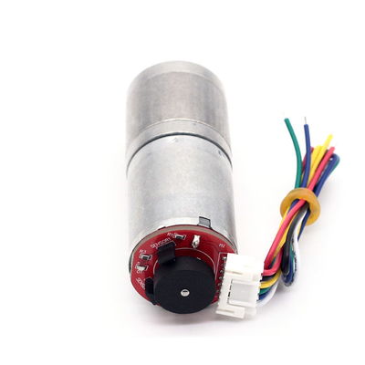 6v 12v 25mm مُفرش DC Gear Motor Encoder JGA25-370B عزم دوران عالي 25mm مُفرش DC Gear Motor
